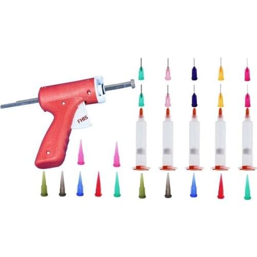 10ml Manual Syringe Gun Single Liquid Glue Gun 10cc Common 1pcs+10cc Cones 5pcs+Dispensing Tips