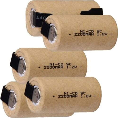 15 pieces SC batteries 2200mah 1.2v subc nicd battery real capacity as declared Fast Delivery Moscow warehouse