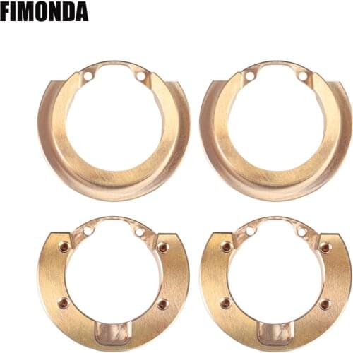 4pcs TRX4 Brass Counterweight Portal Drive Axle Balance Weight for 1/10 RC Crawler Car Traxxas TRX-4 Upgrade Parts