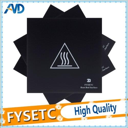 5x Frosted Heated Bed Build Plate Tape 300x300mm Build Sheets 11.8x11.8 inch Platform Sticker For CR-10 Lulzbot Taz6
