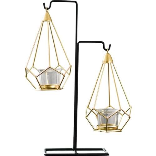 ANDAZIYAN Decorative Metal Candlesticks