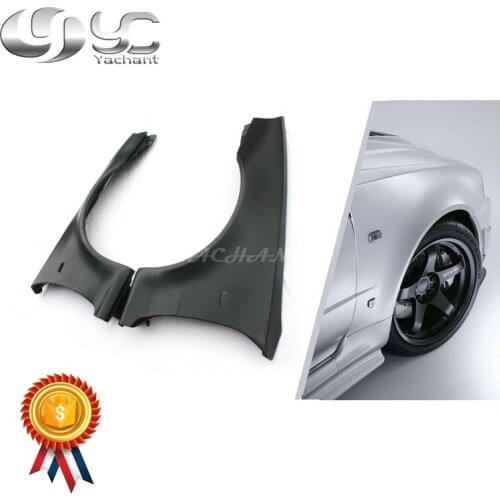 Car-Styling Auto Accessories FRP Fiber Glass Front Fender Kit Fit For 1999-2002 Skyline R34 GTR NI ZT Style Front Fender