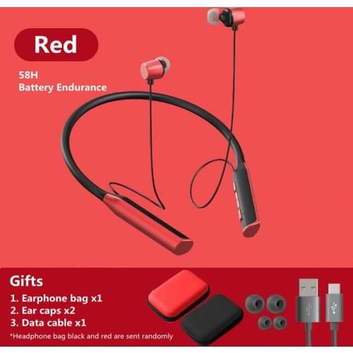 Wireless Bluetooth 5.0 Earphones Running Music Headset Neckband Sports Earbuds Earphones With Noise Cancelling Mic