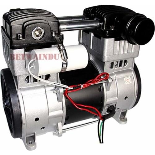 1100W Oilless Vacuum Pump with -94Kpa 240L/MIN Max Oil Free Electric Piston Air Pump 220V