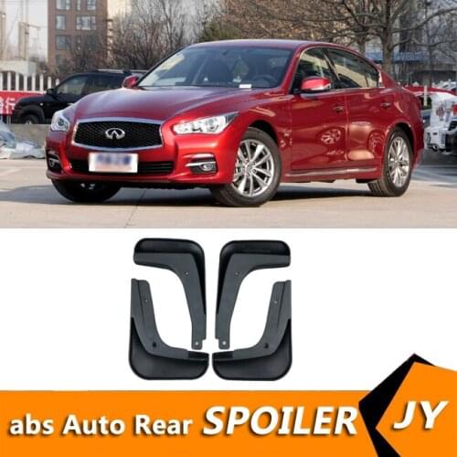 For Infiniti Q50 2015-2018 Mudflaps Splash Guards Front With color and rear Mud Flap Mudguards Fender Modified special