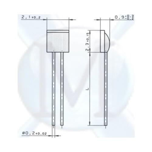 Fast Free Ship 5pcs German For Heraeus M222 series PT100 thin film resistor PT500/PT1000 platinum resistor