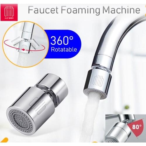 DABAI Kitchen Faucet Aerator Water Diffuser Bubbler Zinc alloy Water Saving Filter Head Nozzle Tap Connector Double Mode