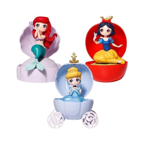 Disney Princess Style Fashion Anime Action Figure PVC Model Cartoon Figures Toy Unisex Birthday Gifts