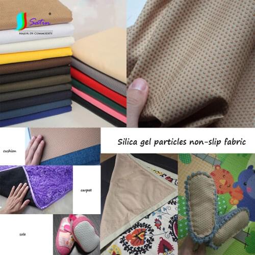 1 Meter Handmade Carpet,Cushion,Sole Material Colorful Silica Gel Particles Non-slip Fabric,High Density Anti-Slip Cloth S0749L