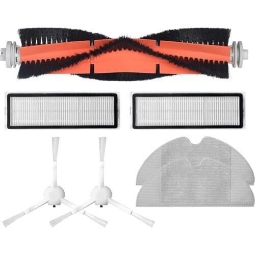 Washable Vacuum Cleaner Accessories for Xiaomi Dreame F9 Robot Vacuum Mop Roller Side Brush Hepa Filter Mop Cloth Kits