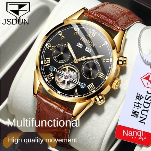 Hollow out mechanical watch waterproof luminous male mechanical watch men watch