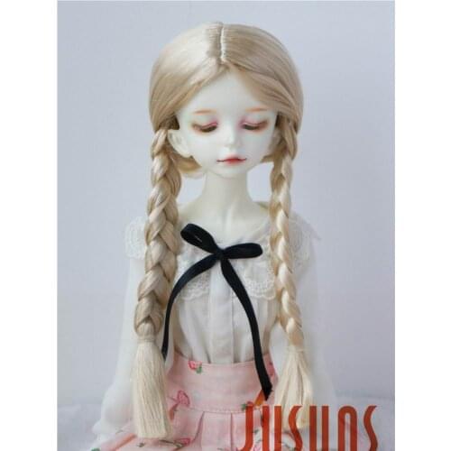 JD103 MSD BJD wigs 1/4 doll wigs Mid parting Pony synthetic mohair wig 7-8inch doll accessories