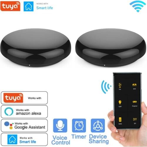 Hot Sale Universal WiFi Tuya Smart IR Remote Controller APP Remote Control Works With Alexa Google Home Smart Home Automation