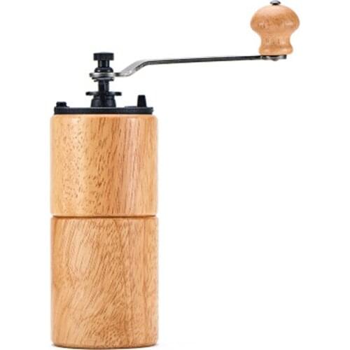 Adjustable Coffee Grinder Manual Wooden Coffee Bean Mill Hand Coffee Grinder Kitchen Milling Machine for Espresso Maker Tools