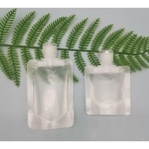 1Pcs Folding Lotion Separating Storage Bag Travel Business Emulsion Packing Bag Portable Shampoo Bottle Squeeze Makeup Container