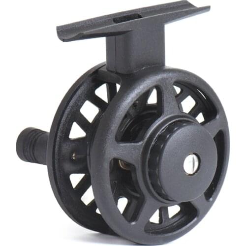 Ultralight High Quality Portable 55g Fly Fishing Reel Diameter 50mm ABS Plastic Left Hand Former Ice Fishing Wheels