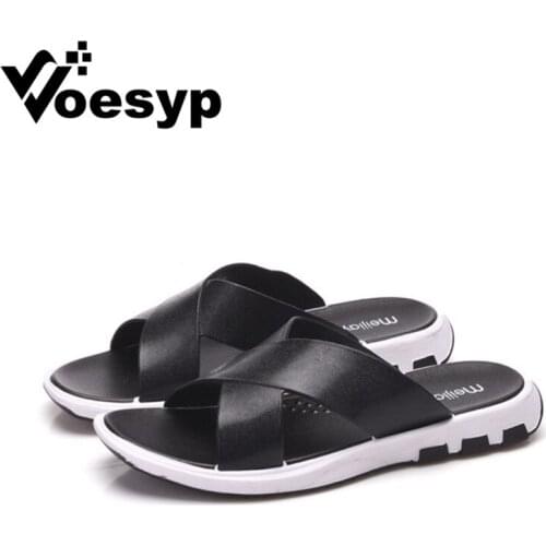 Slippers Men Beach Flip Flops Cork Slippers Sandals Casual Double Buckle Clogs Sandalias Man Slip on Shoes Plus Size Slides