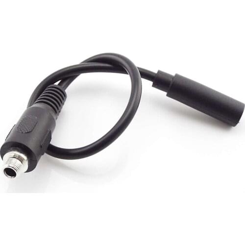 3.5mm Stereo female to Screw Female Headphone Extension Cable Aux Cable Audio Cable Power Line With a Screw Nut