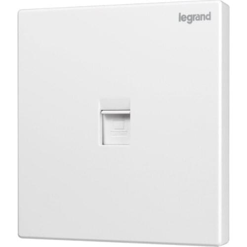 High Quality Large Panel Computer Socket CAT6 Simple Classic Elegant 86type Network Wall Socket Magnolia White and Milan Gold