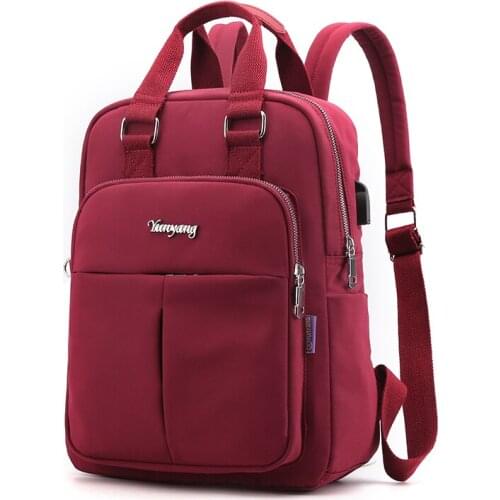 High Quality Solid Ladies Backpacks Large Capacity Multi-pocket Women Backpack Fashion Brand School Bag For Teeanger Girls 2020