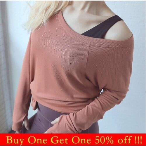 2019 New Yoga Shirt Long Sleeve Sport Top Fitness Women Sportswear Top Gym Running Women Active Wear Workout Fittness Shirts