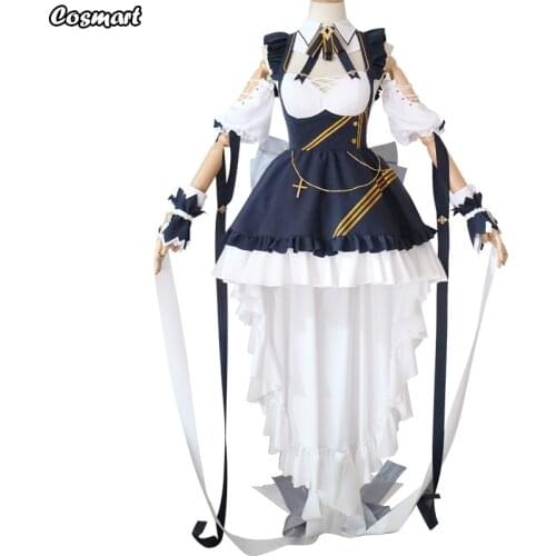 Game Azur Lane Cheshire Maid Dress Cosplay Costume Halloween Costume For Women Outfit 2020 New