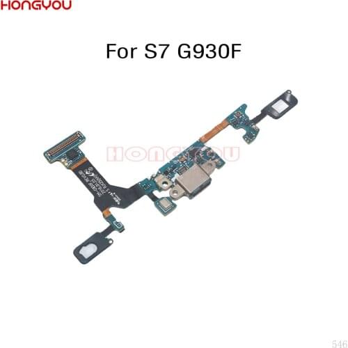 10PCS/Lot For Samsung Galaxy S7 G930F SM-G930F USB Charge Socket Jack Port Plug Charging Dock Connector Flex Cable