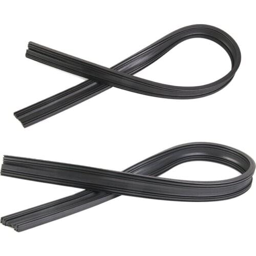 4X Boneless Universal Rubber Wiper Strip 60Cm & 70Cm