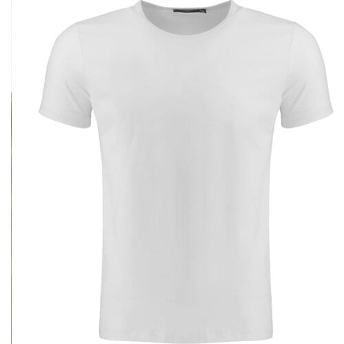 CQB.SHE OEM O neck man T shirts cotton/Custom T shirt silk screen