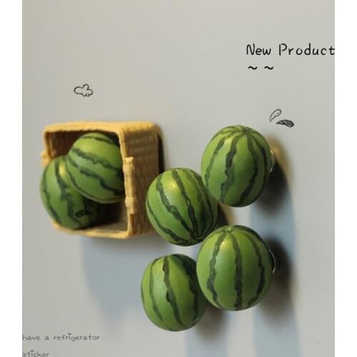Mini Decorative Magnets for Refrigerator Cute Fruit Fridge Magnet Whiteboard Sticker Decoration Kitchen House Office Accessories