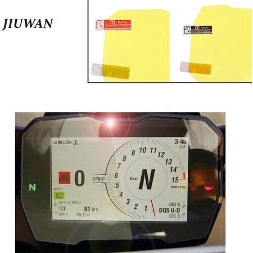 For DUCATI PANIGALE V4 2018 Motorcycle Speedometer Instrument Protective Film Wear-Resistant Anti-Purple Transparent Blue Light