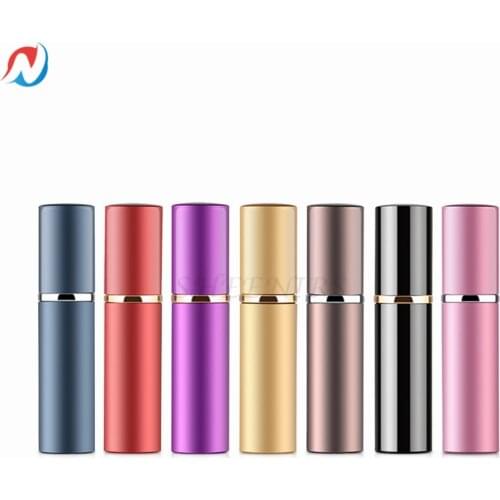 3pcs 10ml Metal Portable Mini Refillable Perfume Spray Bottle 10ml Aluminum Empty Atomizer Scent Pump Case for travel
