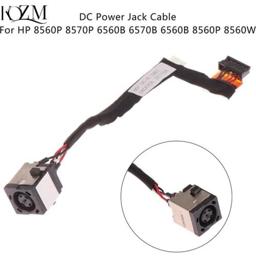 New For HP ProBook EliteBook 6550B 6560B 6565B 6570B 8560P 8560W 8570P 350712Q00-600-G DC Power Jack with Cable Socket