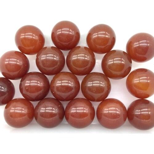 No Hole New Arrival Stone Bead Ball Round Sphere 20 mm No Hole Red Carnelian Jaspers DIY Jewelry Making Supplies