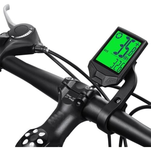 New Wireless Bicycle Computer With Big Screen Waterproof Bicycle Speedometer Stopwatch Anti Interference Bike Accessories