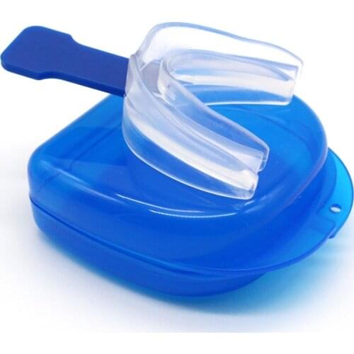 Mouthguard Device Stop Teeth Grinding Anti Snoring Apnea Guard Bruxism Tray With Case Box Keep Good Sleep Aid Eliminate Snoring