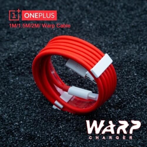 Original OnePlus 7T 7 Pro 6T 6 5T 5 3T Cable Dash / Warp Charge 4A 6A Charging Wire for One Plus Adapter Cabel Cord 1m 1.5m 2m