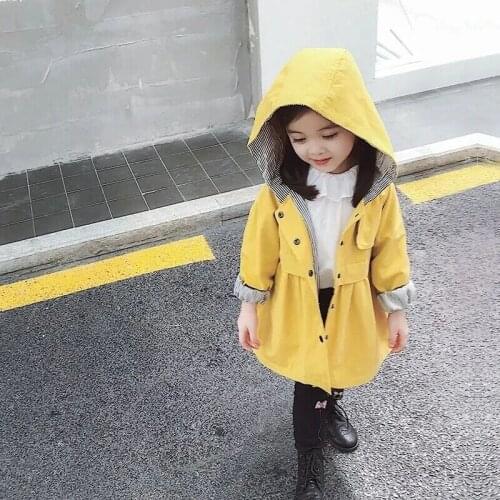 2020 new spring autumn/winter/summer Girls Kids Trench coat comfortable cute baby Clothes Children Clothing