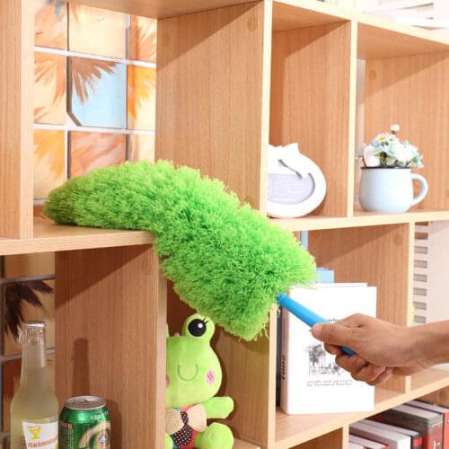 Adjustable Microfiber Dusting Brush Extend Stretch Feather Household Duster Air-condition Car Furniture Household Cleaning Brush