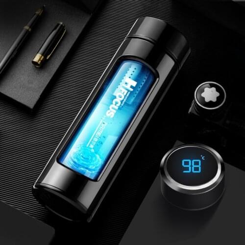 Glass Tea Cup Double Portable Sensible Temperature High Capacity Water Bottle Car Tumbler Office Coffee botella de vidrio