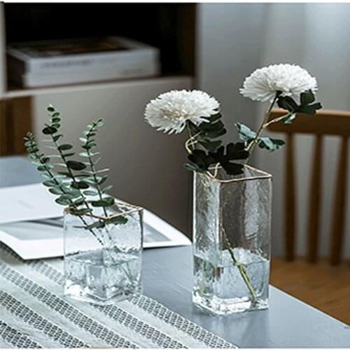 Glass vase modern simple decorations living room dining room cinnabar
