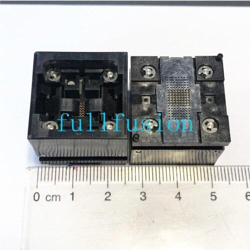 703-2048-13 FBGA48P IC Test Socket 0.75mm Pitch Package size 7x7mm BGA48 wells-cti Burn in Socket