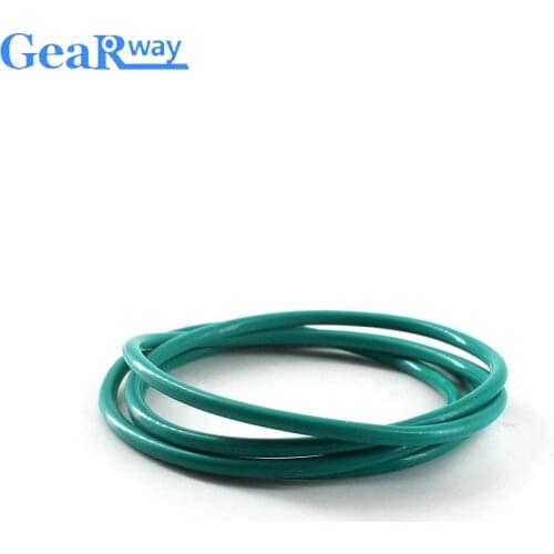 Gearway Green FKM O Ring Seal Gasket 2.5mm CS Oring Seal Washer 7.5/9.5/10/11/21/22/23mm OD Fluorine Rubber O Ring Sealing