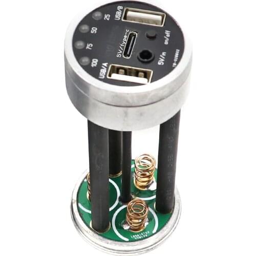 Mobile power bank case part USB Type C Dual usb 18650 Portable cell phones External charging Box Holder not includes battery