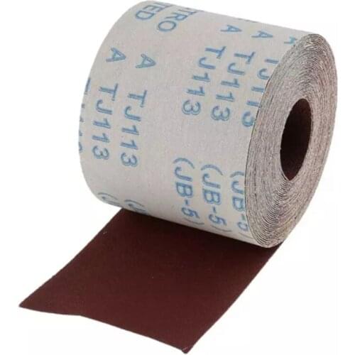10 Meters Emery Cloth Roll 120 Grit Sandpaper for Cleaning Copper Pipe and Fittings