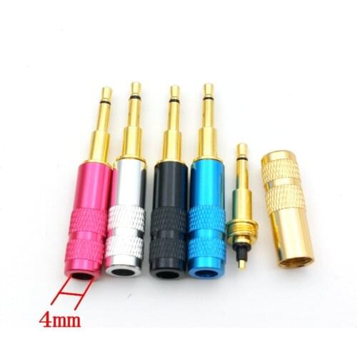100pcs 5color mini 2.5mm Mono plug Audio soldering adapter connector