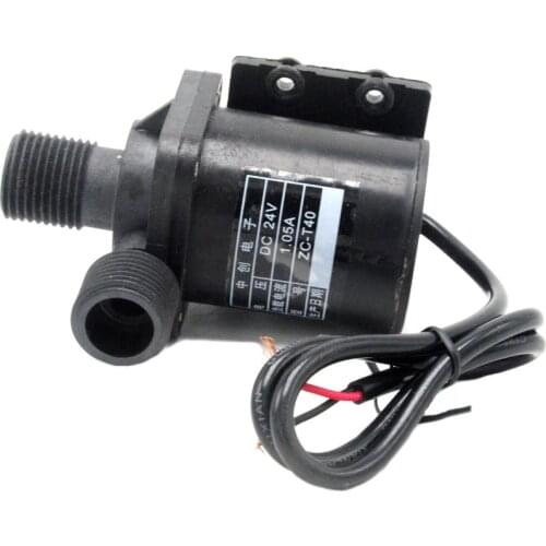 12V 24V DC Brushless Magnetic Hot Water Pump (100 Degrees Celsius) ZC-T40 Water Circulation Submersible Pump