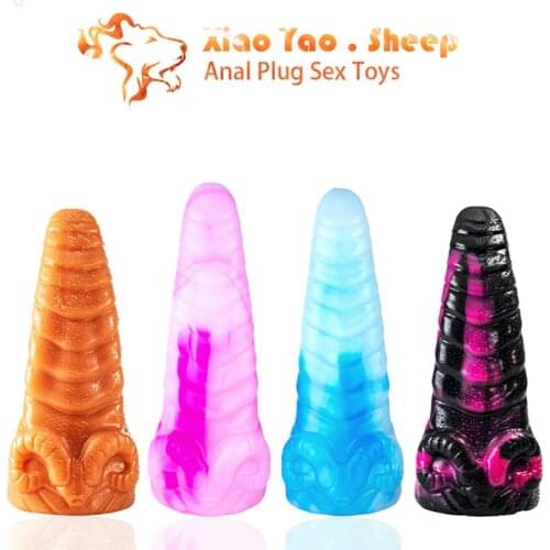 2021Silicone Butt Plug Anal Plug Unisex Sex Stopper 4 Different Size Adult Orgasm Stimulate Anal Plug Tentacle Dildos Sex Toys