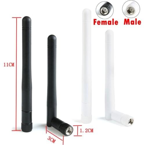 5Pcs 2.4G Antenna with SMA Male 3dBi Omni WIFI Antenna with RP SMA male Female plug connector for wireless router antenna wi-fi