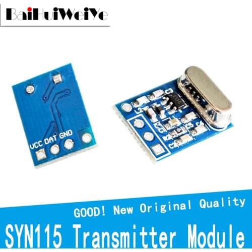 5PCS 433MHZ Wireless Transmitter Receiver Board Module SYN115 F115 ASK/OOK Chip PCB for arduino